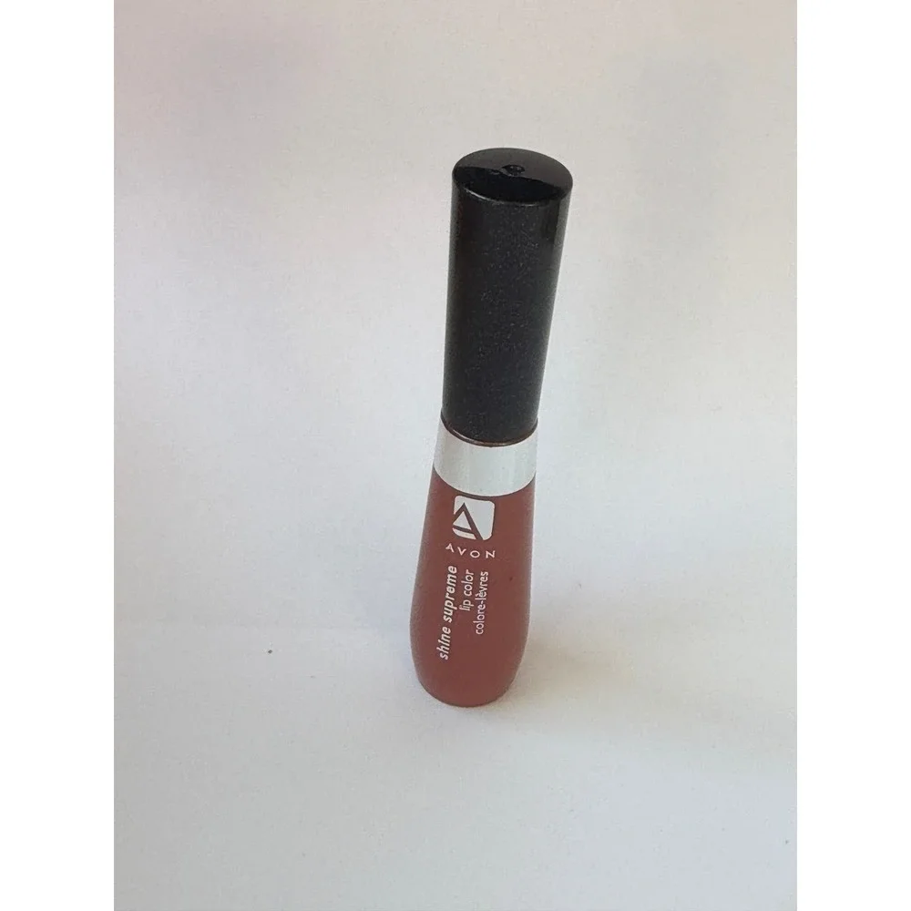 Avon Lip Gloss lot of 3 - Shine Attract Shine Glazewear Metallic Pink Peach